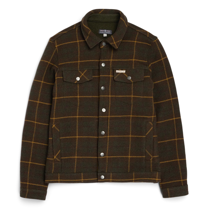 Wool Jacket Unisex | Hunter Brown Checks