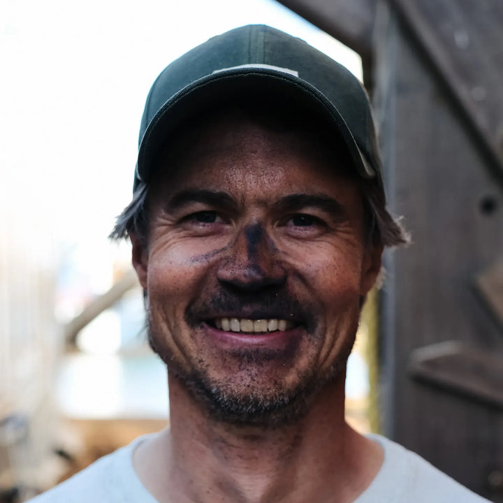 Waxed Cotton Cap | Olive