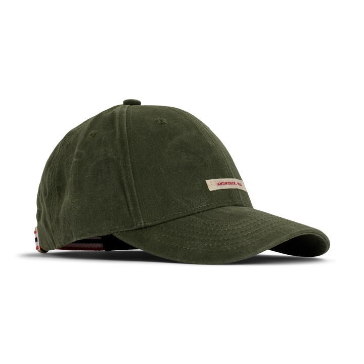Waxed Cotton Cap | Olive