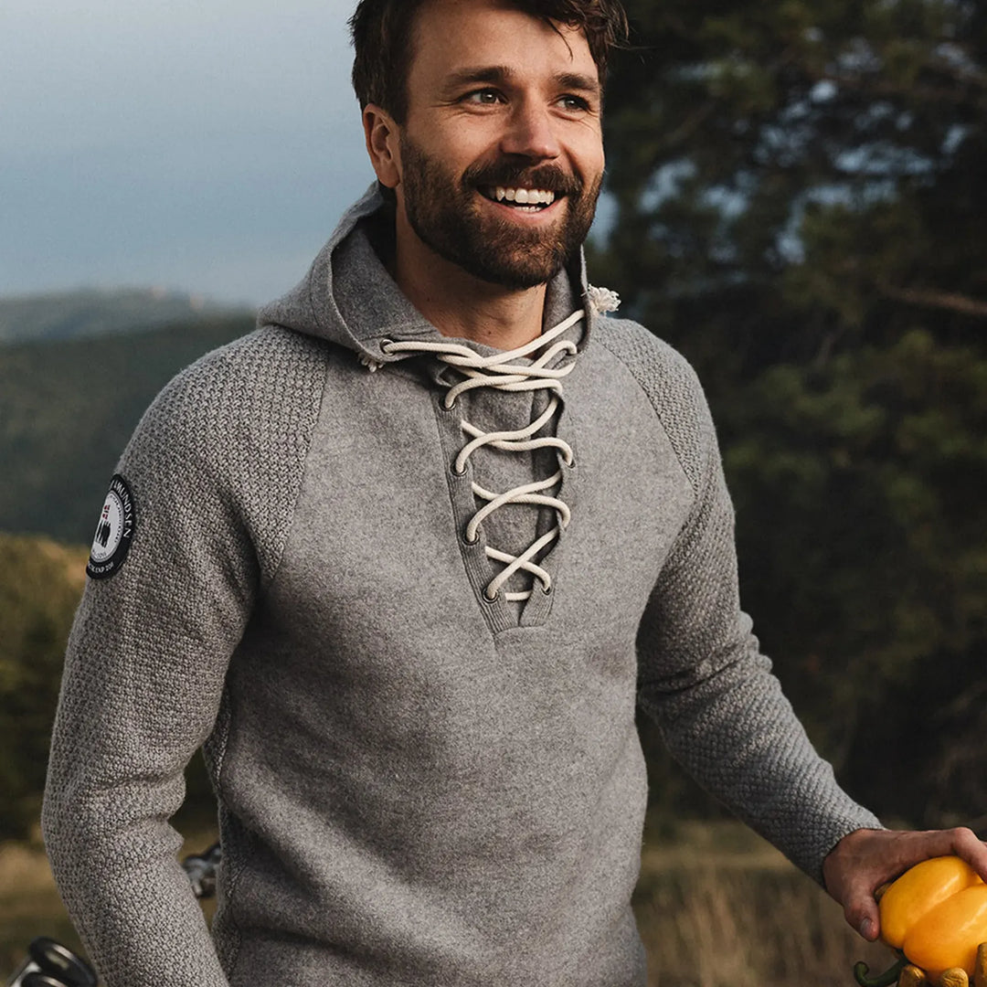Boiled Hoodie Laced | Light Grey