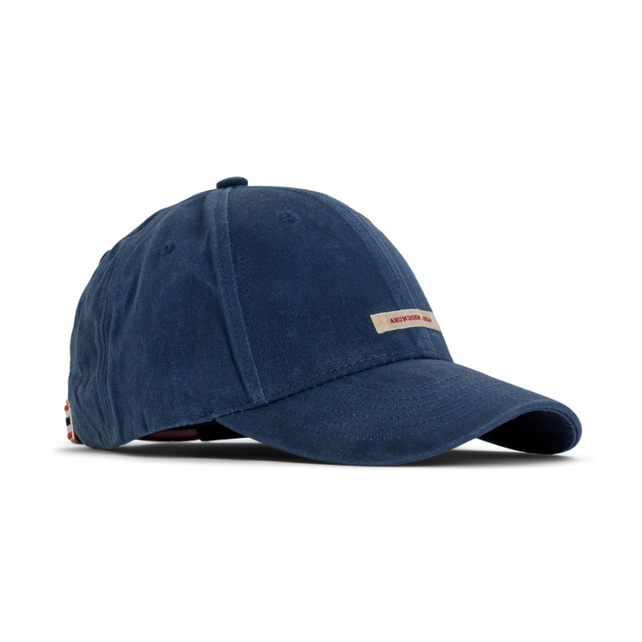 Waxed Cotton Cap | Faded Navy