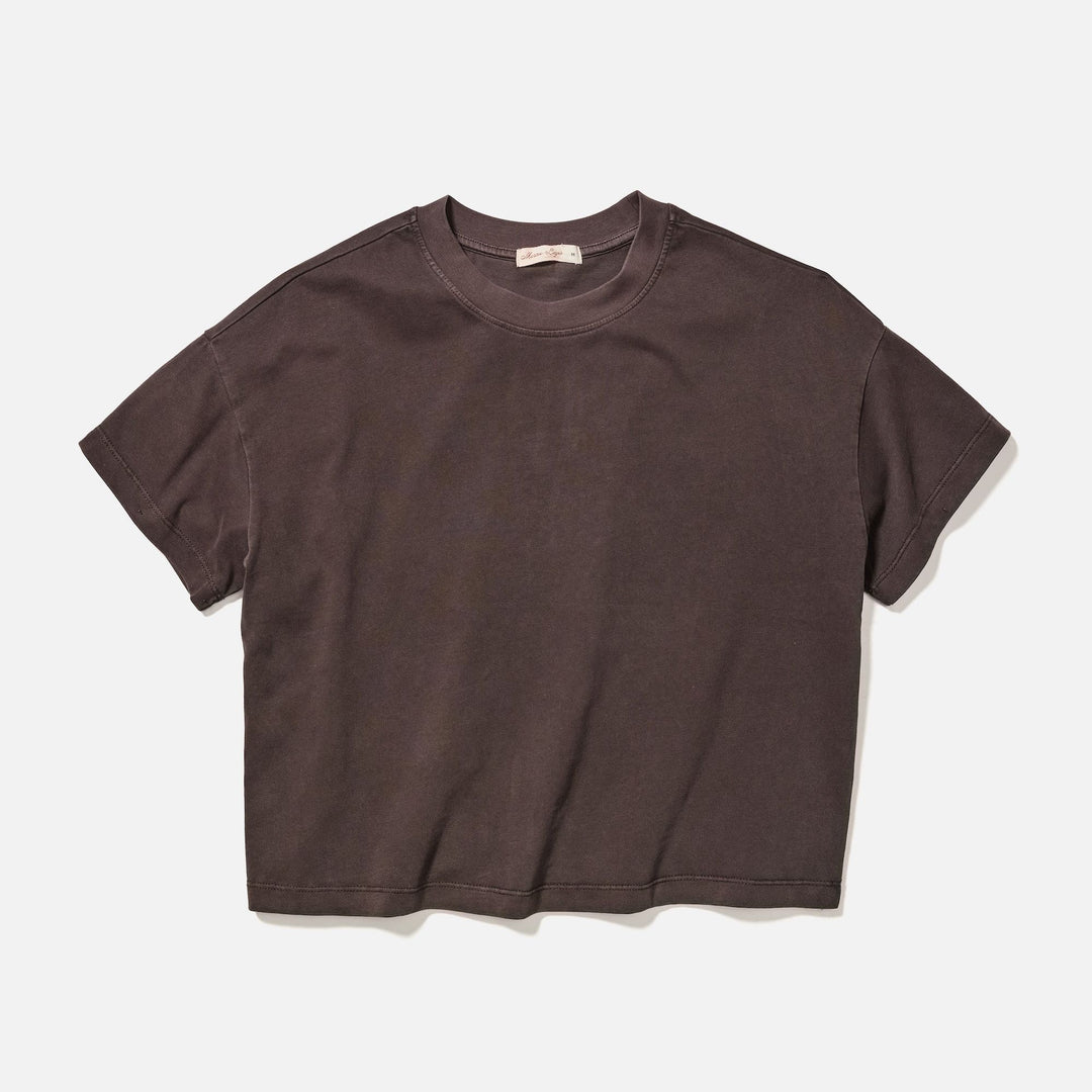 Luxe Jersey Crew Tee | Coffee