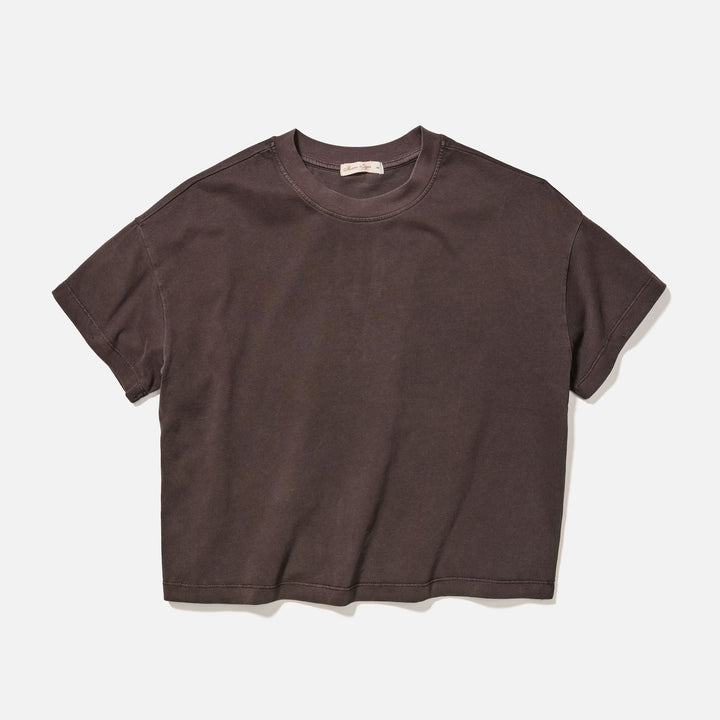Luxe Jersey Crew Tee | Coffee