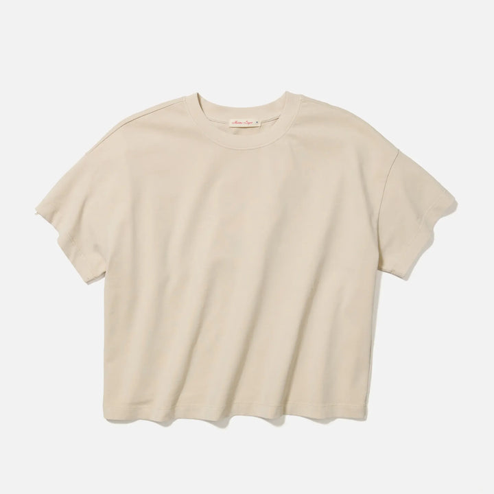 Luxe Jersey Crew Tee | Whitecap