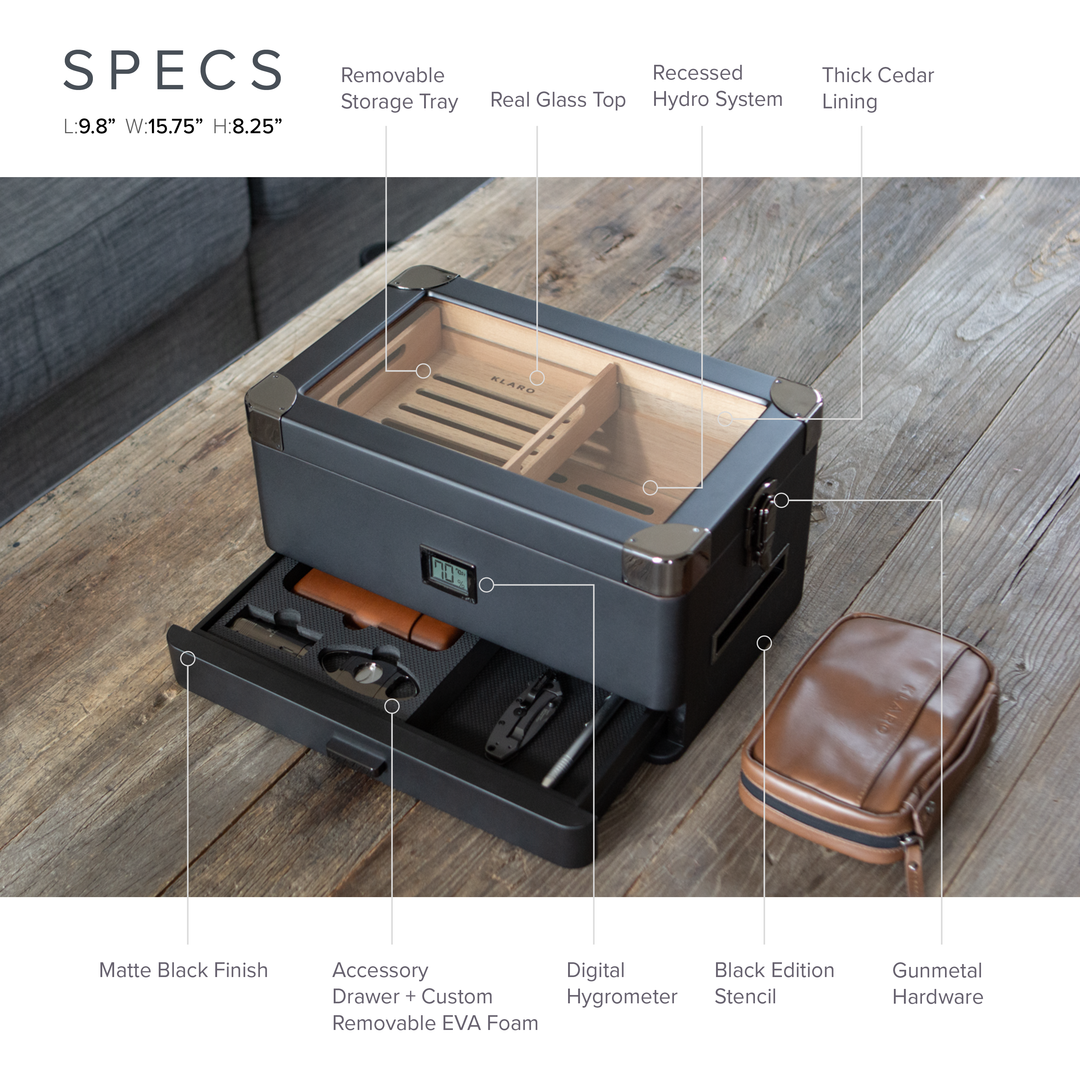 Military Humidor | Black