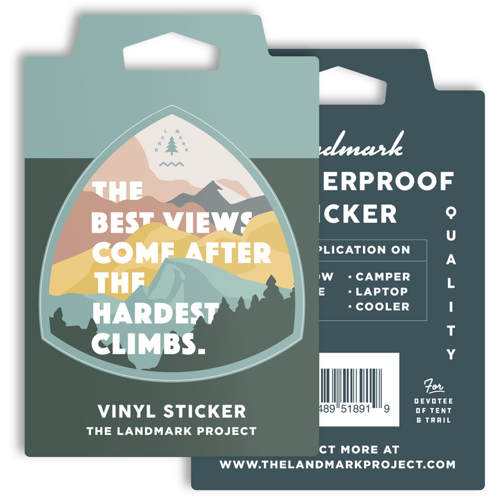 Hardest Climb Sticker