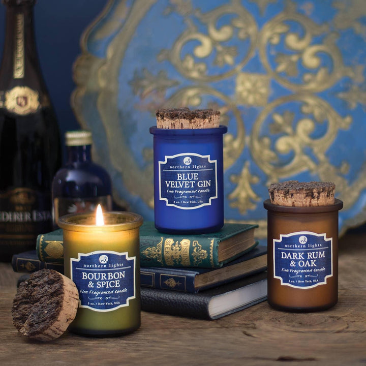 Blue Velvet Gin Jar Candle