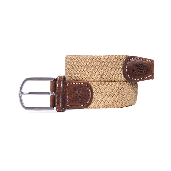 Latte Coffee Elastic Woven Belt