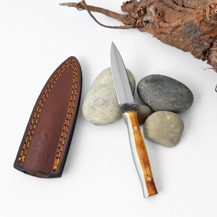 Small Compact Carbon Steel Boot Knife