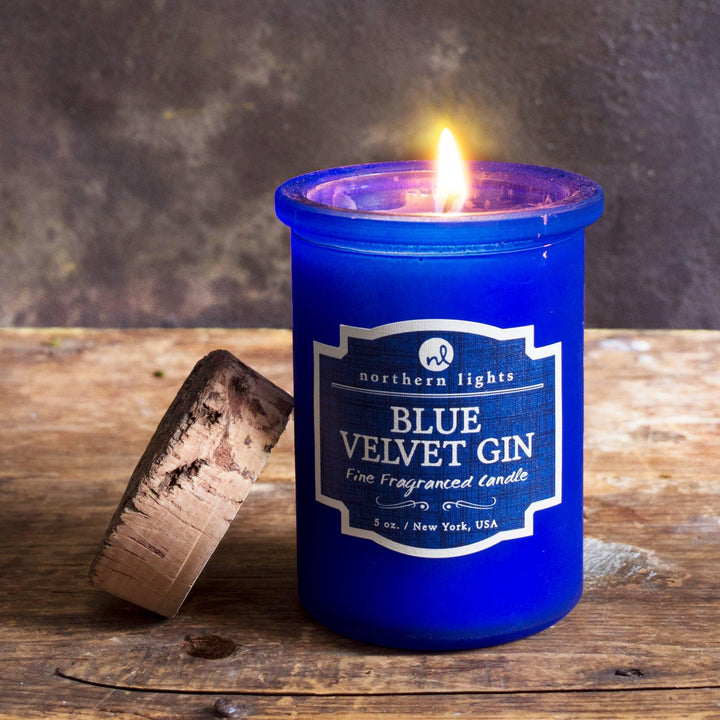 Blue Velvet Gin Jar Candle