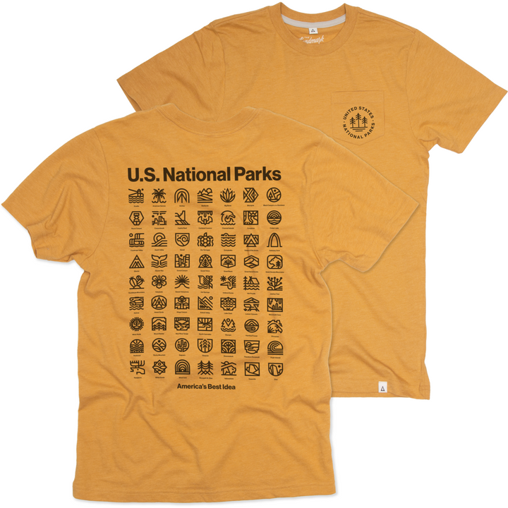 U.S. National Parks Pocket T-shirt
