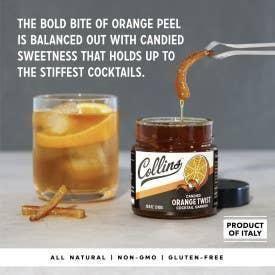 Collins Orange Twist in Syrup