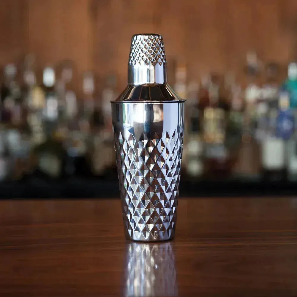 Stainless Steel Faceted Shaker