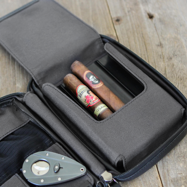 Flint Travel Leather Cigar