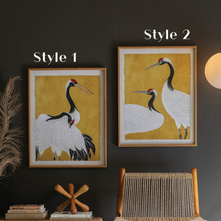 Framed Heron Prints