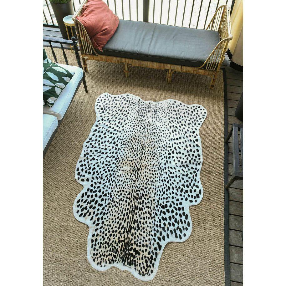 Faux Leopard Rug