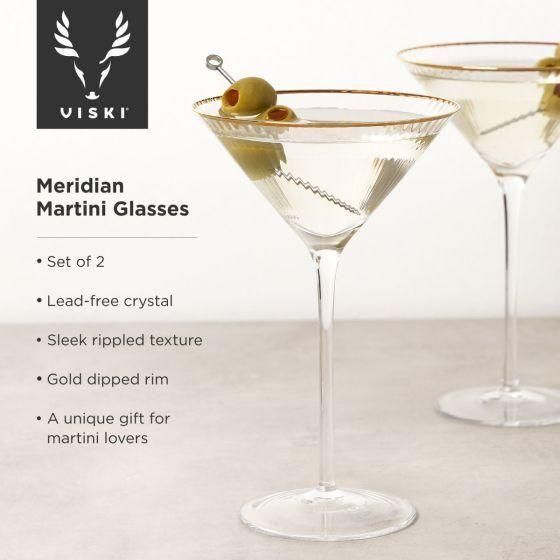 Meridian Martini Glasses