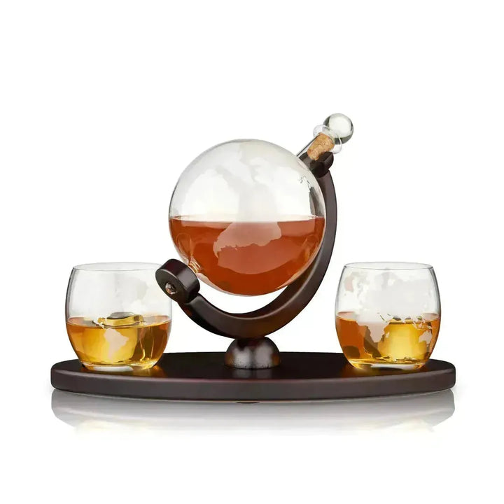 Globe Decanter & Tumblers Set